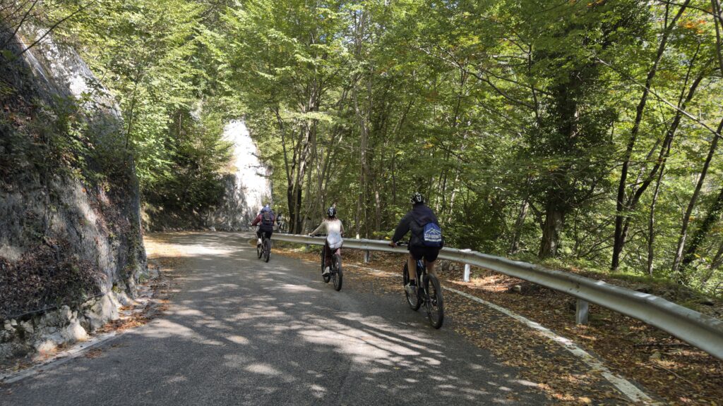 Sentieri in bici in Valle di Comino